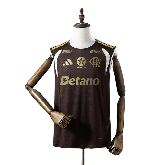 CR Flamengo Soccer Jersey 2026/2027 WITH SPONSORS SLEEVELESS – HOME - MALE 